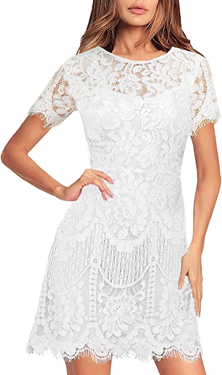 Best White Lace Dress – October 2022