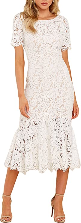 Best White Lace Dress – September 2023