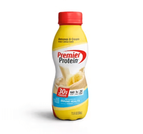 Banana and cream protein shake