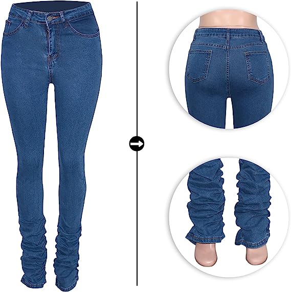 Stacked Jeans: Elevate Your Style with Trendy Denim