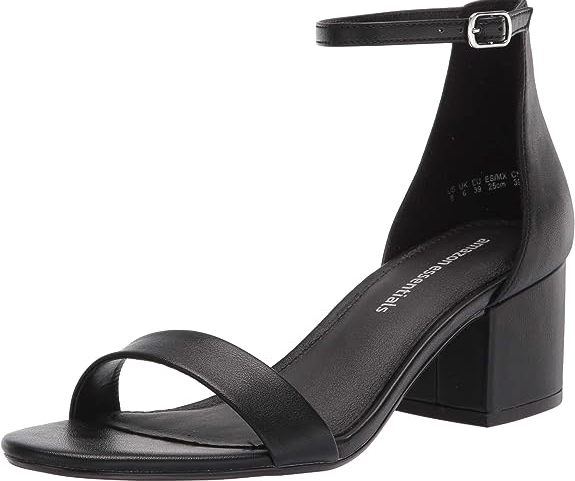 Two Strap Heeled Sandal